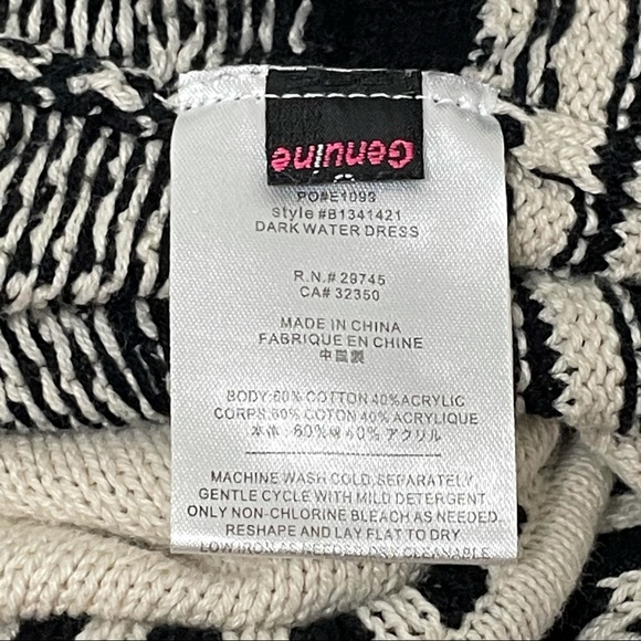 Volcom •Drop Shoulder-Sweater Dress-Sz XL - Picture 5 of 6